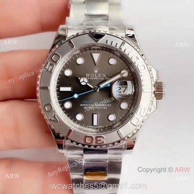 Rolex Yachtmaster 116622 Rhodium Grey Dial Swiss 3135 Noob Factory Watch 1