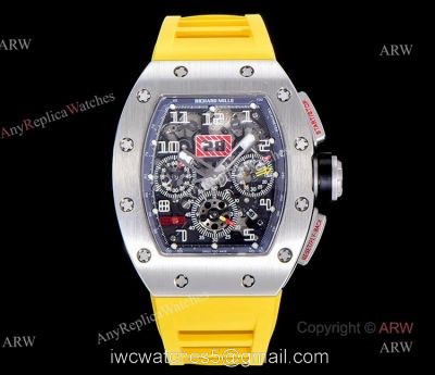 KV Factory Replica Richard Mille RM011-FM Black Kite Flyback Chronograph Watch 1
