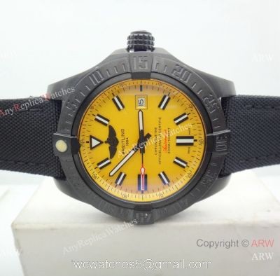 New Replica Breitling Avenger II Seawolf Yellow Dial Watch 1