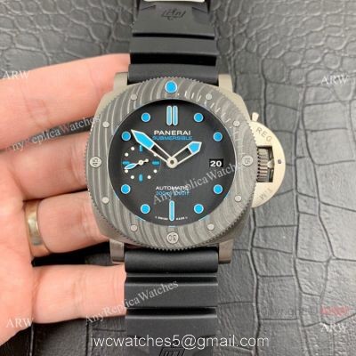 (VS) Best Replica Panerai Submersible BMG PAM 799 Watch Carbotech Bezel 1