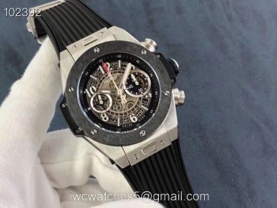 Swiss Hublot Big Bang Unico Titanium Ceramic Bezel Replica Watches 1