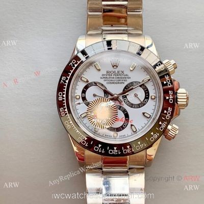 Copy Rolex Daytona 40 Stainless Steel Black Ceramic Bezel watches 1