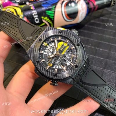New Replica Hublot Big Bang Unico Golf Chronograph Watches All Black 1