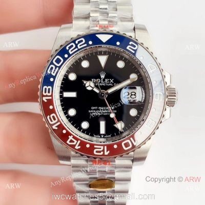 Grade 1A Swiss Rolex GMT Master II Pepsi Jubilee 3285 904L Watch / Noob Factory Watch 1