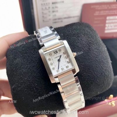 Copy Cartier Tank CC708177 Two Tone Rose Gold 25mm watch for Sale 1