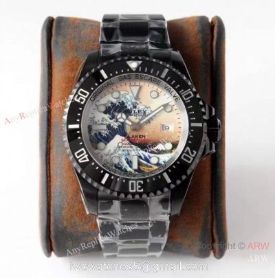 ROF New! Rolex Blaken Sea-Dweller 43mm Watch Ceramic Bezel New Face 1