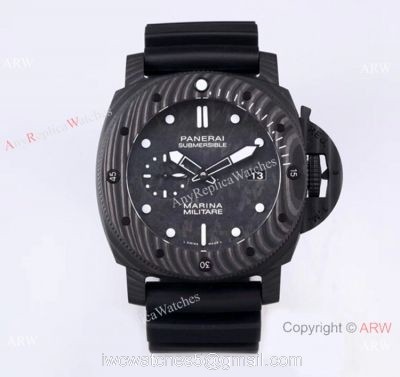 (VS) Swiss Panerai Submersible Marina Militare Carbotech Watch PAM 979 VS Factory Best Replica Edition 1