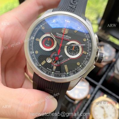 Low Price TAG Heuer Mercedes-benz Chrono Watch Black Dial 1