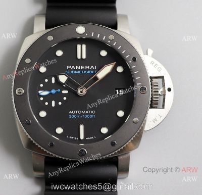 (VS)Panerai Submersible 42MM PAM00683 VS Factory Black Bezel Watch Medium Size 1