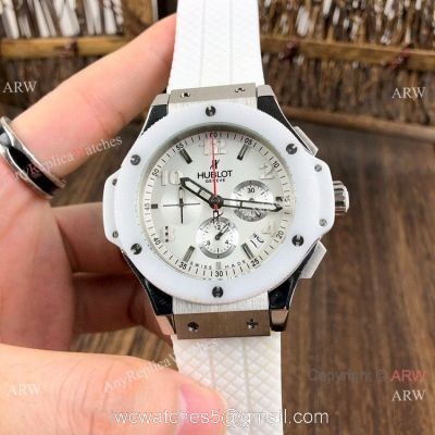 New Hublot Big Bang Evolution Watches SS Ceramic Bezel 44mm 1