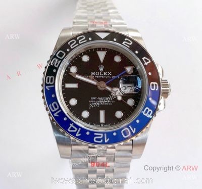 Noob Factory Rolex GMT Master II Blue Black Replica Watch 126710BLNR (V10) 1