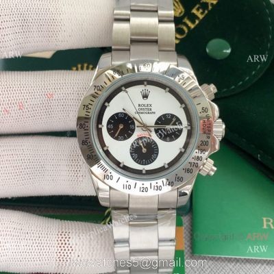 High Quality Rolex Rolex Paul Newman Replica Watch 40mm Stainless Steel Panda Face 1