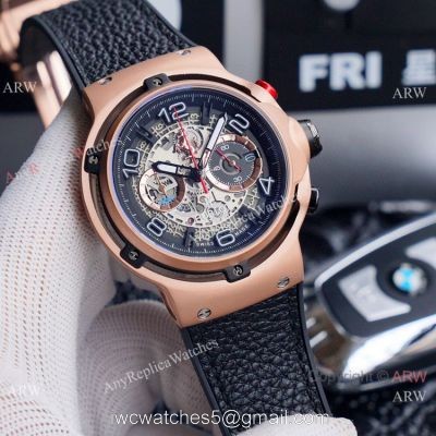 New Replica Hublot Classic Fusion Ferrari GT Chronograph Watch Rose Gold 1