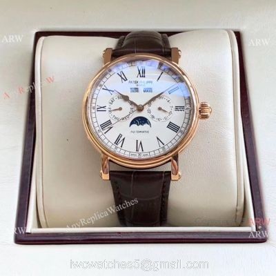 Copy Patek Philippe Grand Complications Watch Rose Gold 42mm 1