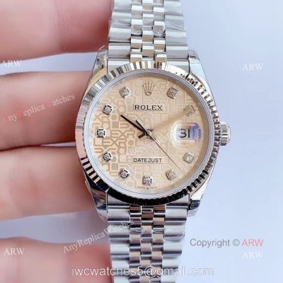 EW factory Copy Rolex Computer Face Datejust 36mm Watch 1