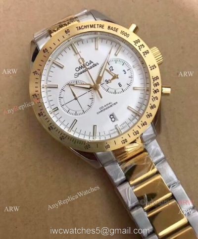 High Quality Replica Watches China Omega Speedmaster 2-Tone Chronograph Watch 1