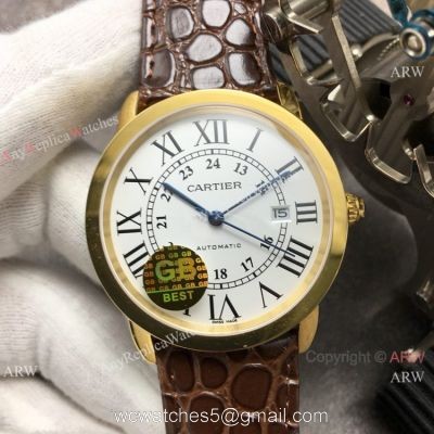 (GB)Swiss Copy Cartier Ronde Solo De Watch Yellow Gold 1