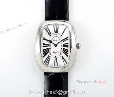 Swiss Replica Franck Muller Geneve Galet CAL.112 Quartz Watch White Dial Ladies 1