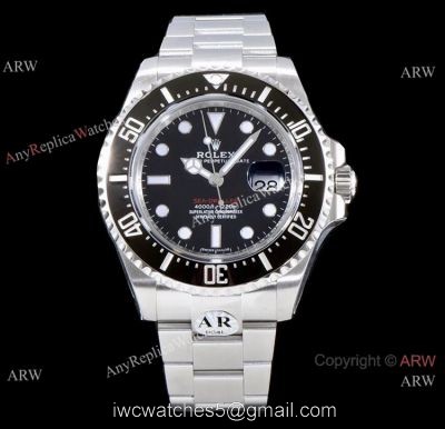 1:1 Replica Rolex Sea-Dweller ARF V3 ETA2824 Stainless Steel Watch 43MM 1