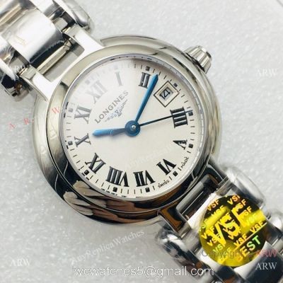 (VSF) Best Replica Longines PrimaLuna Watch Stainless Steel Roman Dial 1
