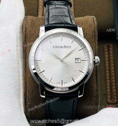 New 2021! Swiss Replica Audemars Piguet Jules Audemars 3120 Watch Silver Dial 1