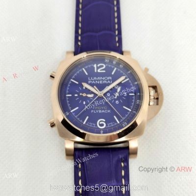 New! AAA Copy Panerai Luminor Yacht Challenge Flyback Watch Rose Gold 1