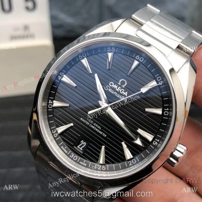 (VS) Swiss Omega Seamaster 150m Aqua Terra Master Watch Stainless Steel 1
