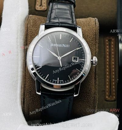 New 2021! Swiss Grade 1 Audemars Piguet Jules Audemars Watch 3120 Movement Black Dial 1