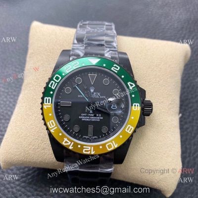 KS Factory Swiss Rolex GMT Master II Swiss ETA Watch GreenYellow Ceramic 1