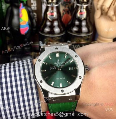AAA Copy Hublot Classic Fusion Automatic Watches Green version 1