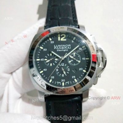 Panerai Luminor Daylight Automatic Watch SS Black Dial 1