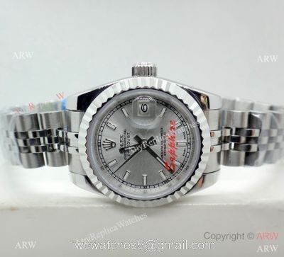 Copy Rolex Datejust 26mm Women Watch Stainless Steel Silver Dial 1