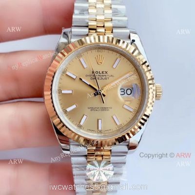 Super Clone Rolex Datejust II 126333 Two Tone Jubilee Watch ETA2824 AR Factory 1