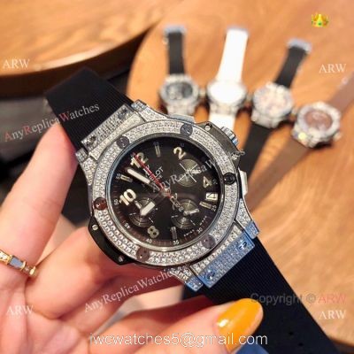 Buy Replica Hublot Big Bang Tutti Frutti SS Diamond Watches 40mm 1