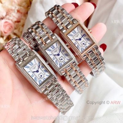 Longines Dolce Vita White Roman Dial Watches New Replica 1