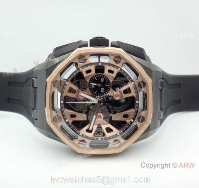 New Audemars Piguet Royal Oak Offshore Limited Edition Watch Rose Gold Bezel 1