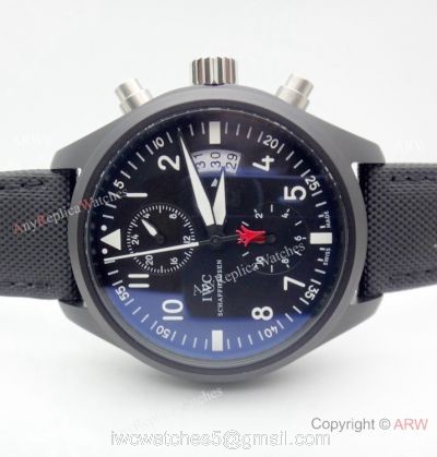 New Copy IWC Big Pilot Spitfire Automatic Watch Black Case 1
