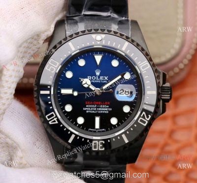 Swiss Grade 1 Rolex Sea Dweller 50th Anniversary Replica Watch D Blue Dial 43mm 1