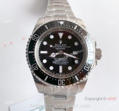 NEW Noob Rolex Deepsea 126660 SS Black Face 1:1 V10 904L Watch 1