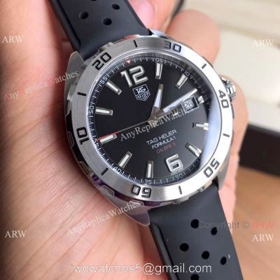 Swiss Grade Replica Tag Heuer F1 Calibre 5 Black Dial Watch 2019 New 1