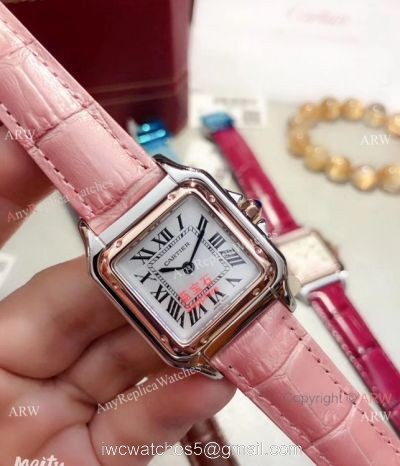 New Fake Cartier Panthere de Cartier Bracelet Two Tone Rose Gold 27mm 1