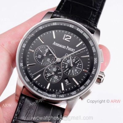 Replica Audemars Piguet New Code 11.59 Collection SS Black Dial 1