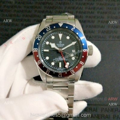 Best Quality Tudor Black Bay GMT Watch Pepsi Bezel Black Dial 1