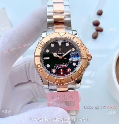 High Quality Rolex Yachtmaster Rose Gold Replica Watch 41mm 1