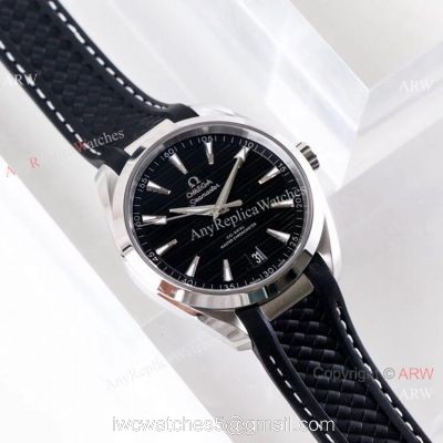 (VSF) Swiss Omega Seamaster Aqua Terra Copy Watch Black Face Watch 41mm 1