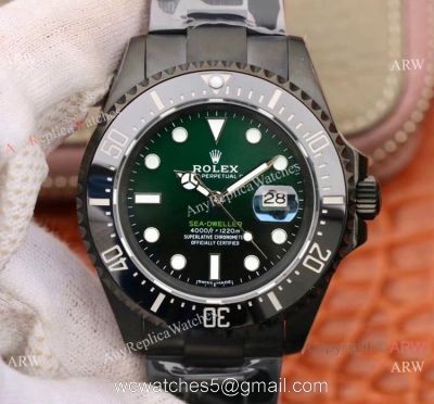Swiss ETA2824 Rolex Sea Dweller 50th Anniversary Replica Watch D-Green Dial 43mm 1