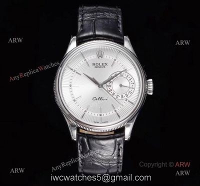 GM Factory Replica Rolex Cellini Date Silver Dial 39MM Watch Swiss Grade 1 1