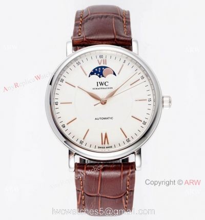 Swiss Replica IWC Portofino Moon Phase 40mm Watch IWS Factory 1