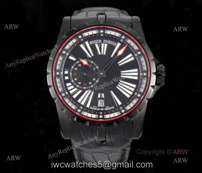 New Roger Dubuis Excalibur DBEX0542 45mm Black Dial Replica Watch 1