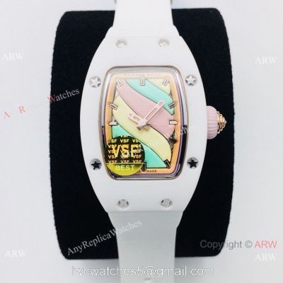 VS Factory Richard Mille RM07-03 Marshmallow BonBon Watch White Ceramic 1